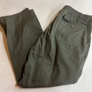 Puritan Men's Dark Green Cargo Pants - Size 42/30